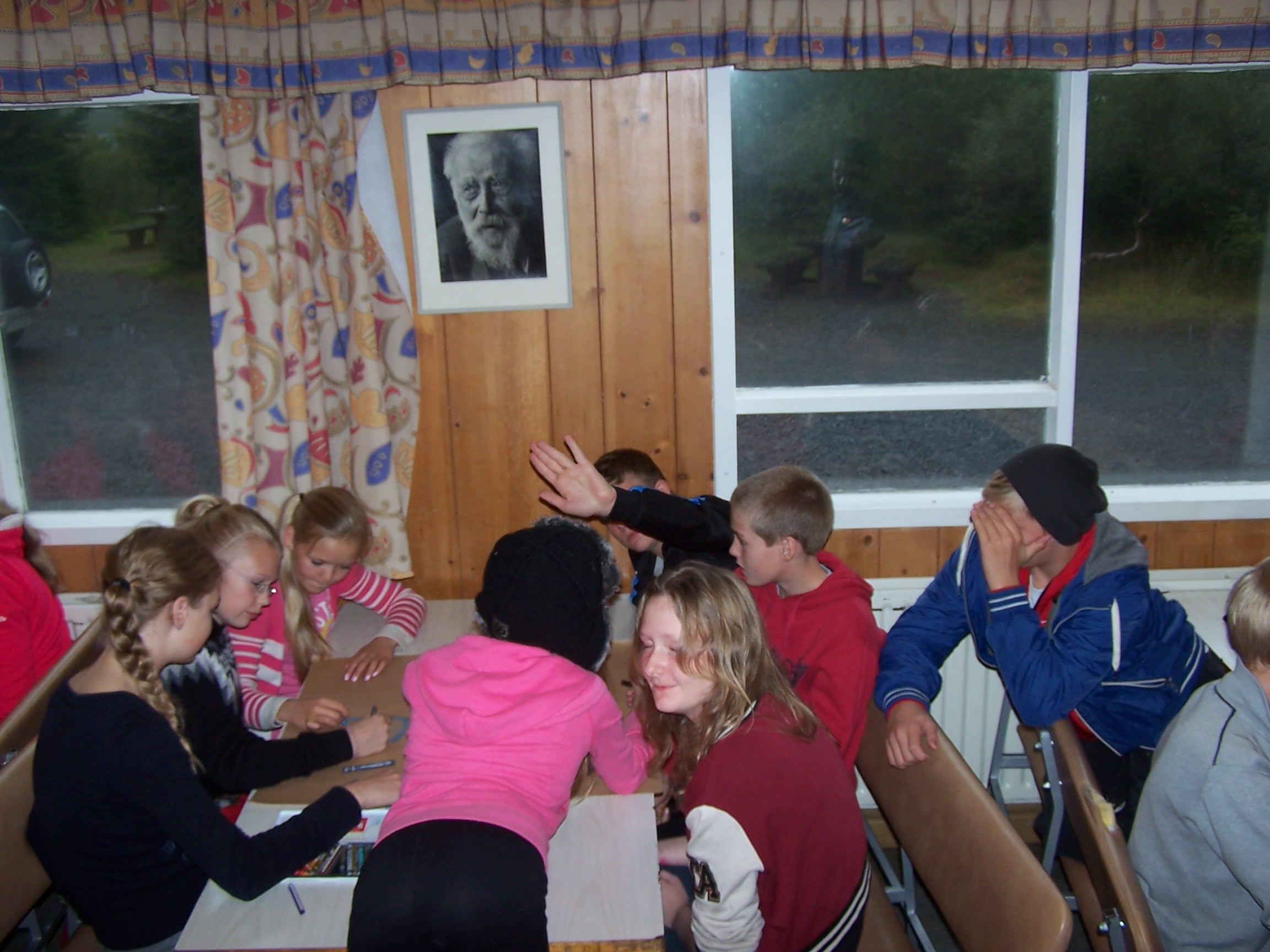 Fermingarbörn og sr. Friðrik