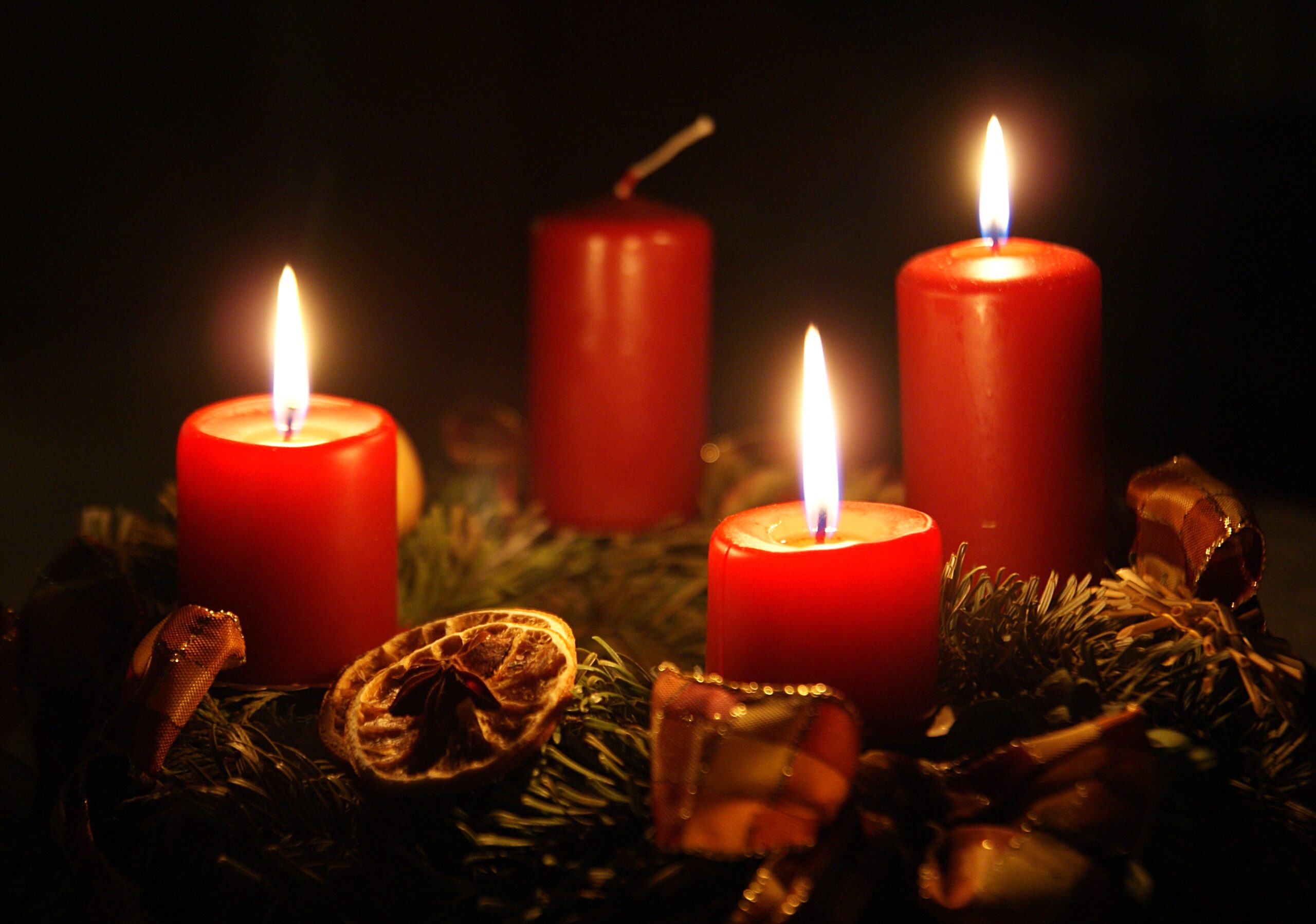 Adventskranz 3. Advent