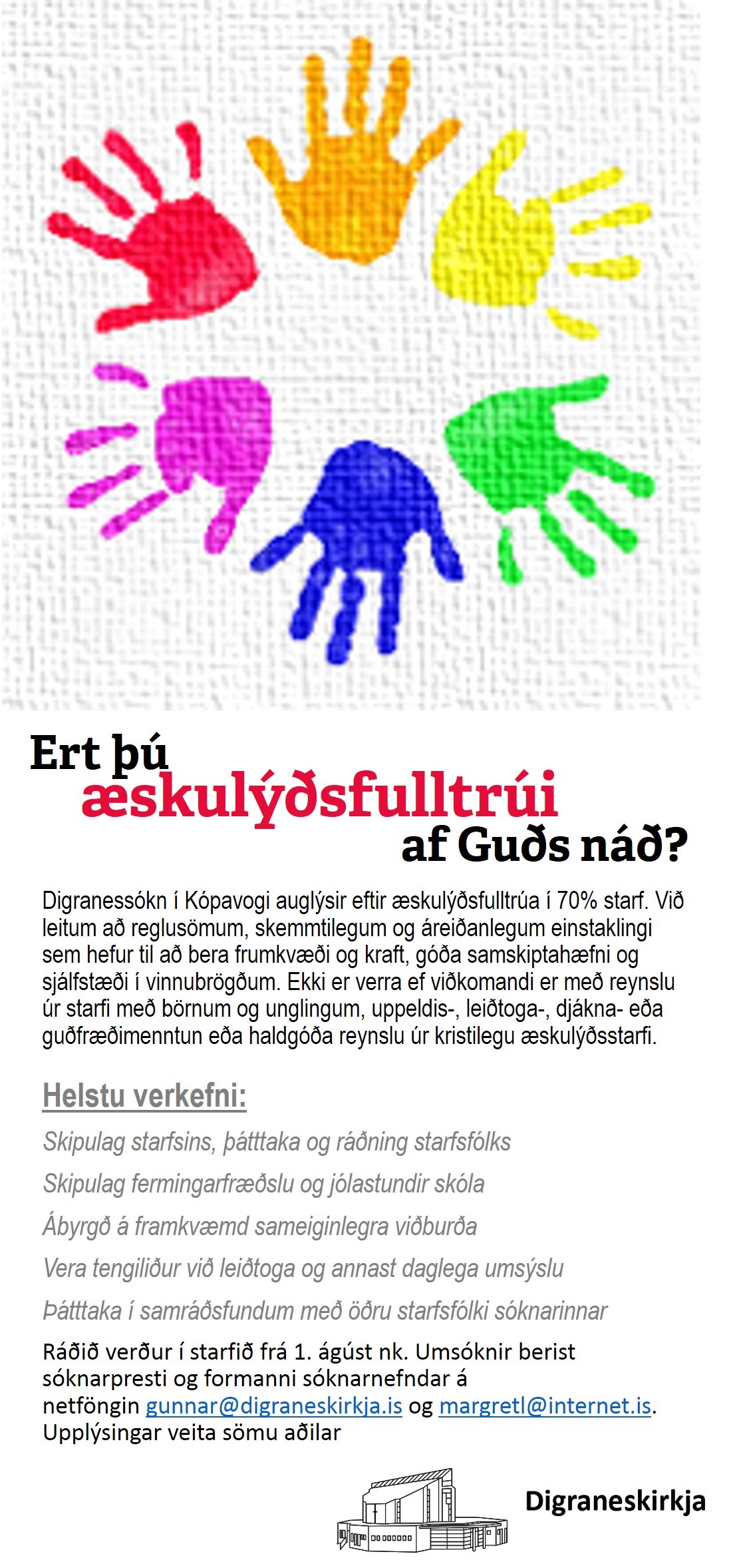 Æskulýðsfulltrúi 2018