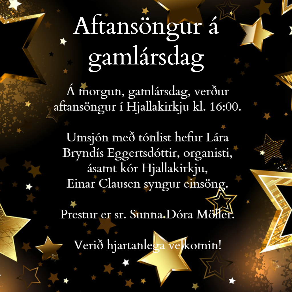 AftansöngurGamlársdag