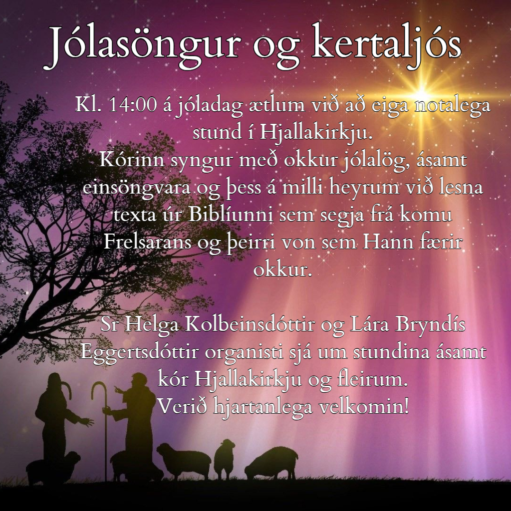 JólasöngurogKertaljós