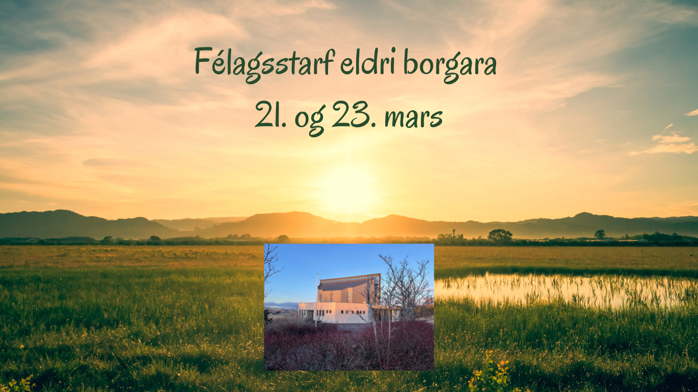 Félagsstarf eldri borgara 14.3 og 16. mars (Website)