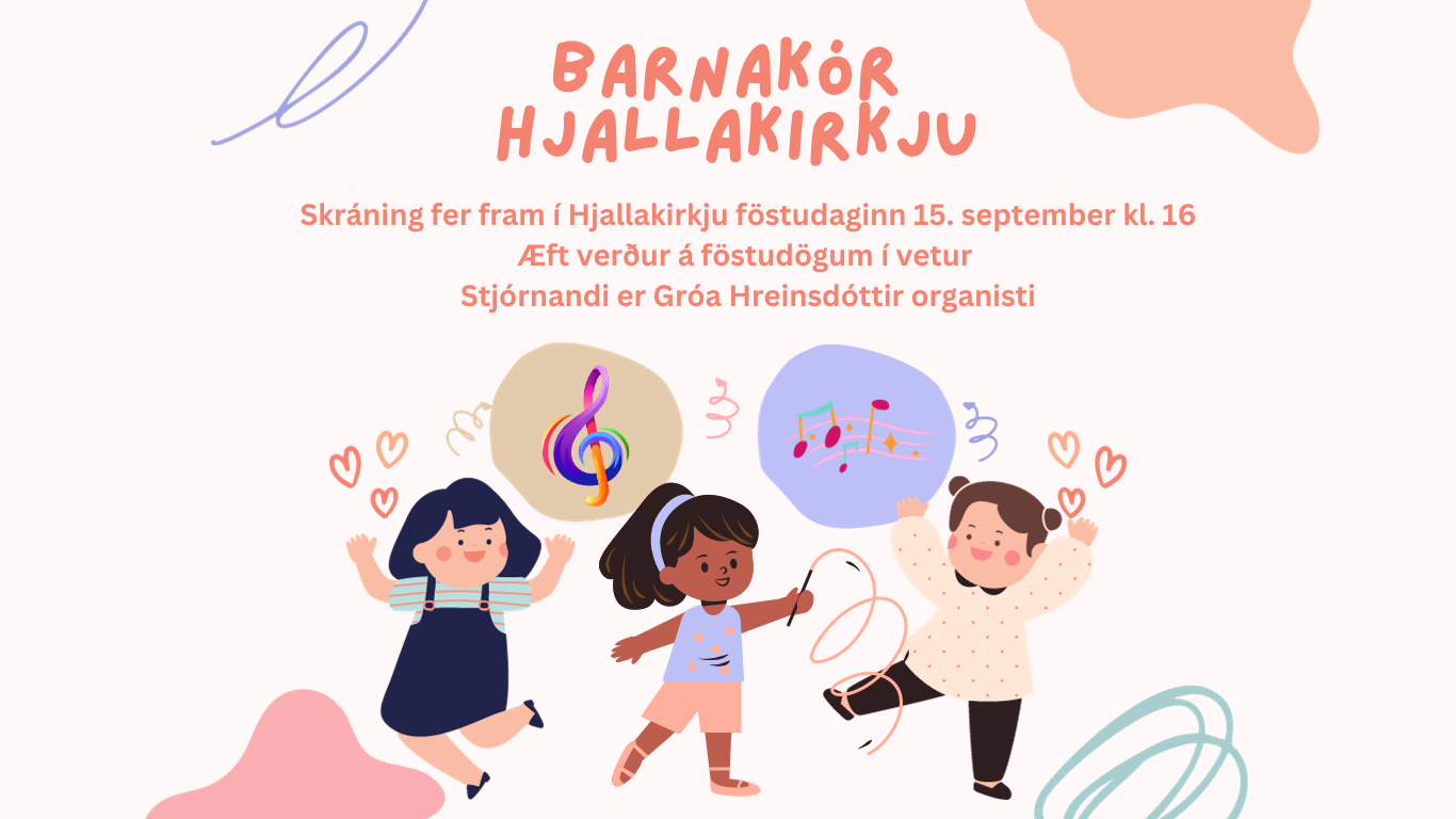 Barnakór hjallakirkju (Website)