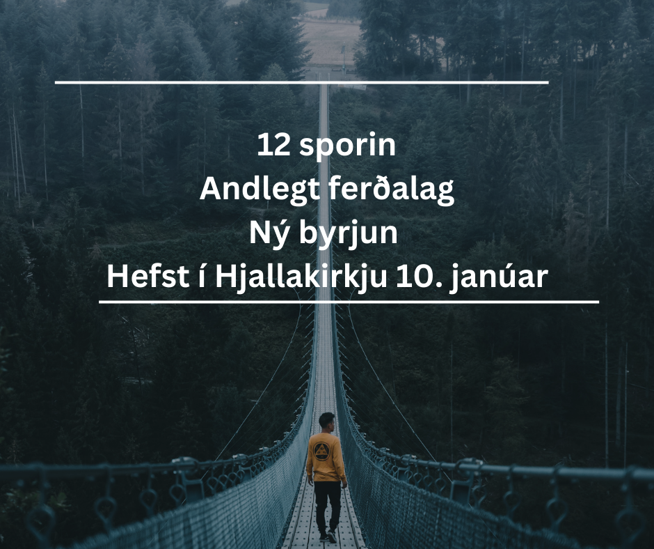 12 sporin Andlegt ferðalag Ný byrjun hefst í Hjallakirkju 10. janúar (1)