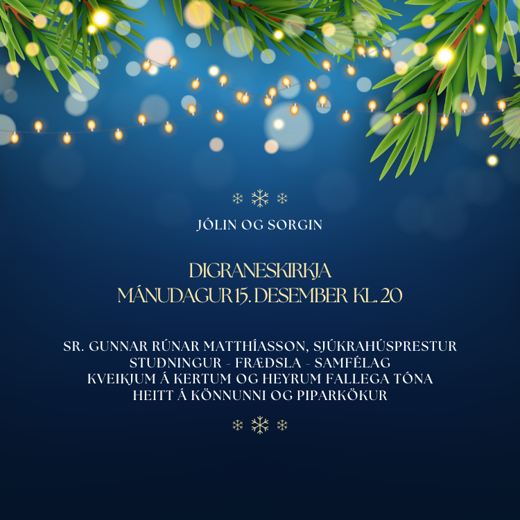 Jólin og sorgin (750 x 750 px)