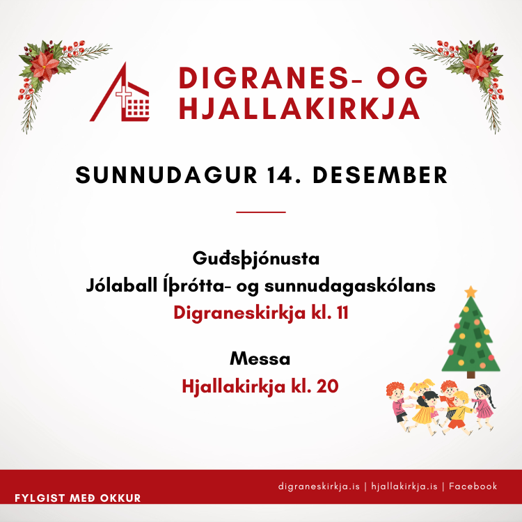 Sunnudagur 14.des (Heima)